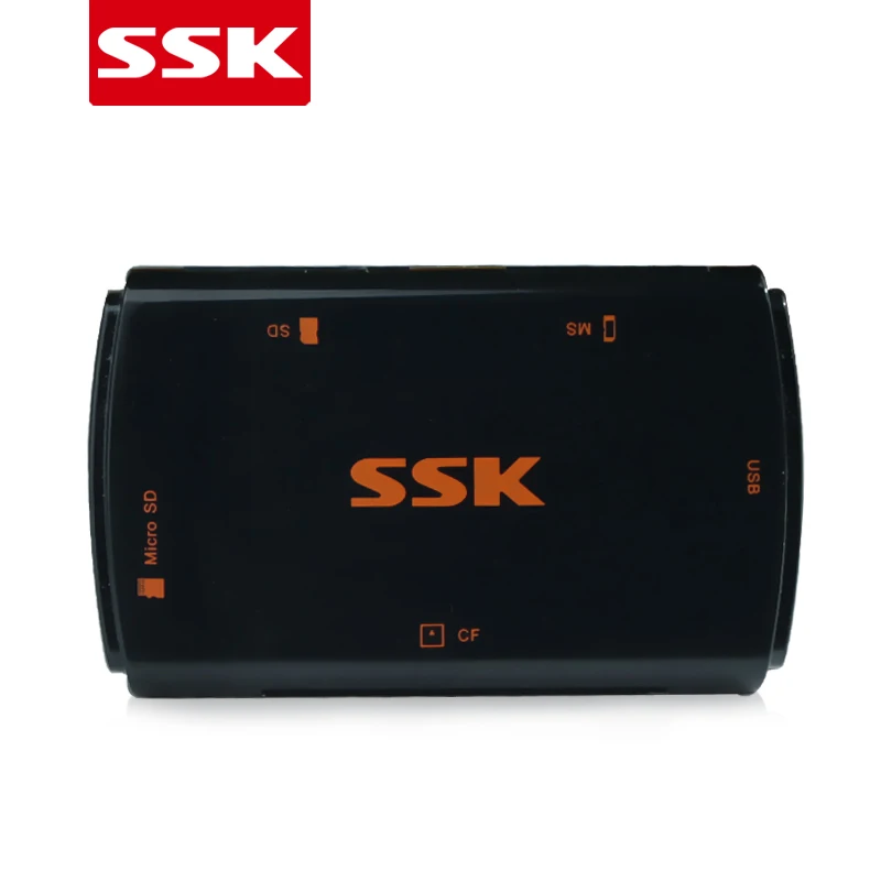 SSK SCRM059 все в 1 USB3.0 кардридер супер скорость SD/SM/Micro SD/CF 5 Гбит/с мульти умная память для компьютера USB кардридер