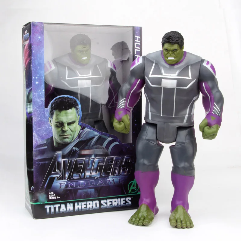 

33cm Superhero Avenger Endgame Hulk Iron Man PVC Action Figure Collection Model Toy For Boy Kids Christmas Gift With Box