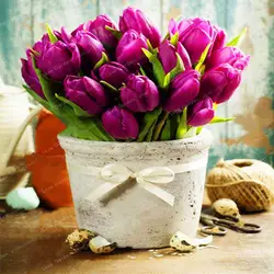 Редкие Фиолетовый тюльпаны цветы бонсай тюльпан Бонсай цветочных растений Красивая ароматические растения для дома сад 10 шт. (не тюльпан