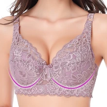 Распродажа, импортные товары, ультра-тонкий кружевной сексуальный тонкий хлопковый бюстгальтер с чашечками, большой пуш-ап бюстгальтер, бюстгальтер Encaje, сексуальный бюстгальтер