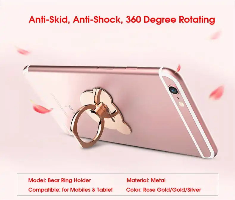 agarre giratorio 180/° tableta ISKIP Soporte de anillo para tel/éfono m/óvil soporte para anillo de dedo para tel/éfono m/óvil rotaci/ón de 360/° universal para tel/éfono m/óvil