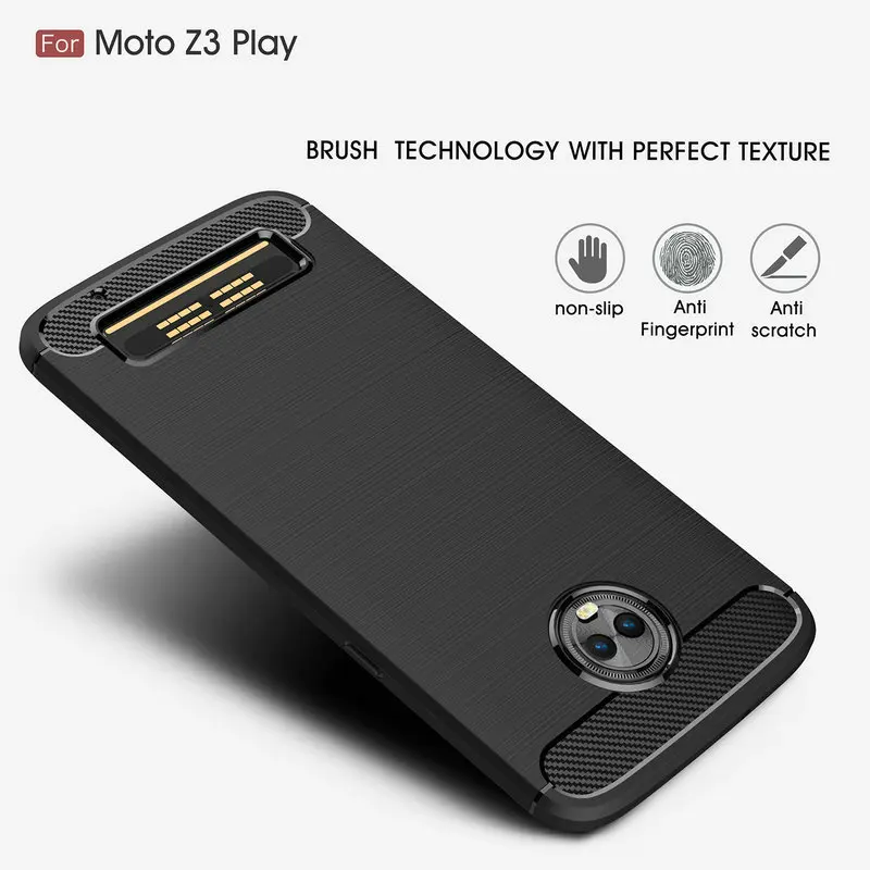 Для Motorola Moto Z3 Play ударопрочный чехол для телефона 6 &quotтонкий защитный задняя