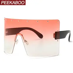 Обнаженные женские солнцезащитные очки со стразами солнцезащитные очки "кошачий глаз" 2019 Роскошные без оправы Солнцезащитные очки для