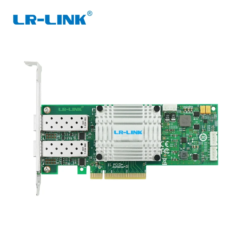 LR-LINK 1002PF-2SFP+ 10 Gb волоконно-оптический сетевой адаптер ethernet двойной порт PCI Express Соединительная плата локальной компьютерной сети Nic внутренний