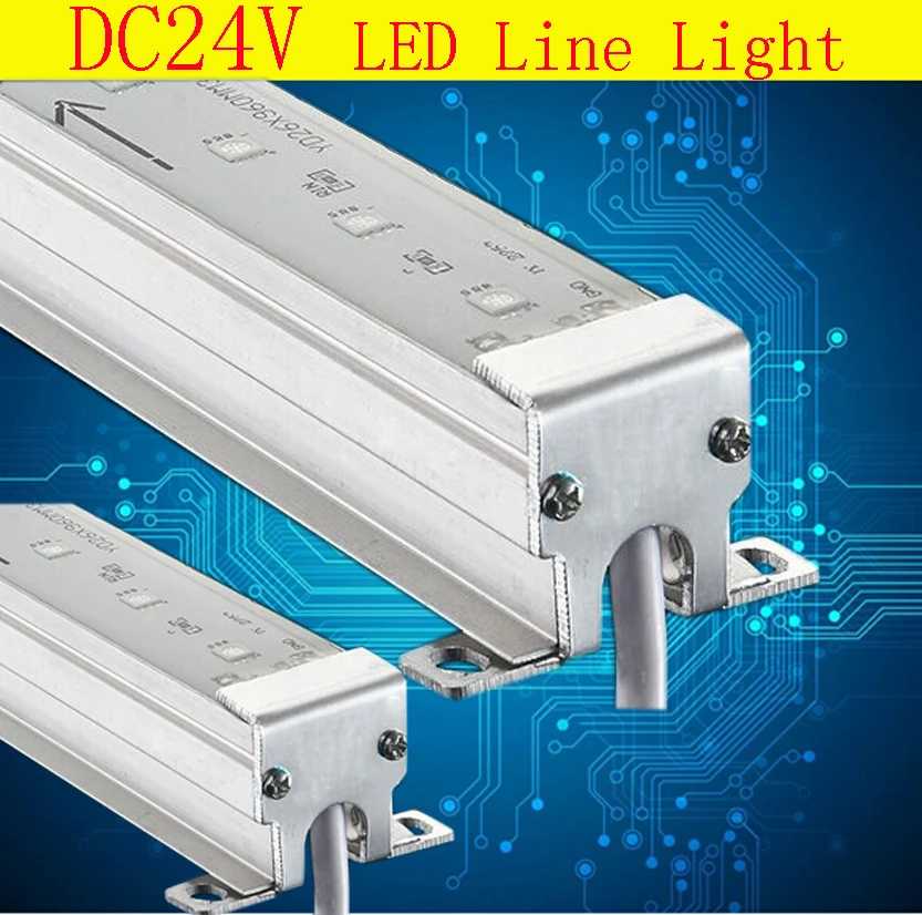 Производители LED контур света RGB внешнего управления наружной стены наклейки линия света DC24V привело линейные огни Алюминий AD свет
