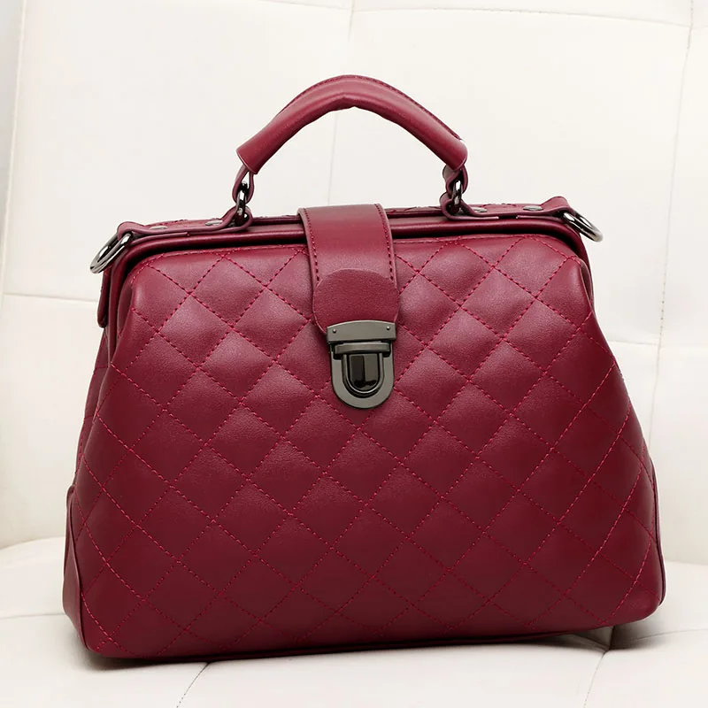 

Bags 2016 women's plaid bag doctor scrub vintage bag one shoulder cross-body handbag women's handbag