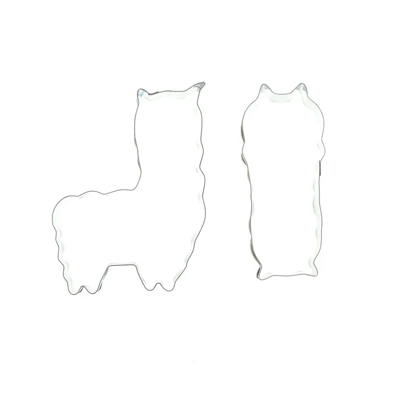 New 1Pc Alpaca Blankly Mud Horse Cookie Cutter Cake Fondant Decorating Biscuit Dessert Molds Baking Tools High Quality | Дом и сад