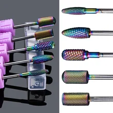 Керамика ногтей сверла маникюр машина аксессуары Ротари Burr Вольфрам карбида электродрель пилочки маникюрная мельница резак