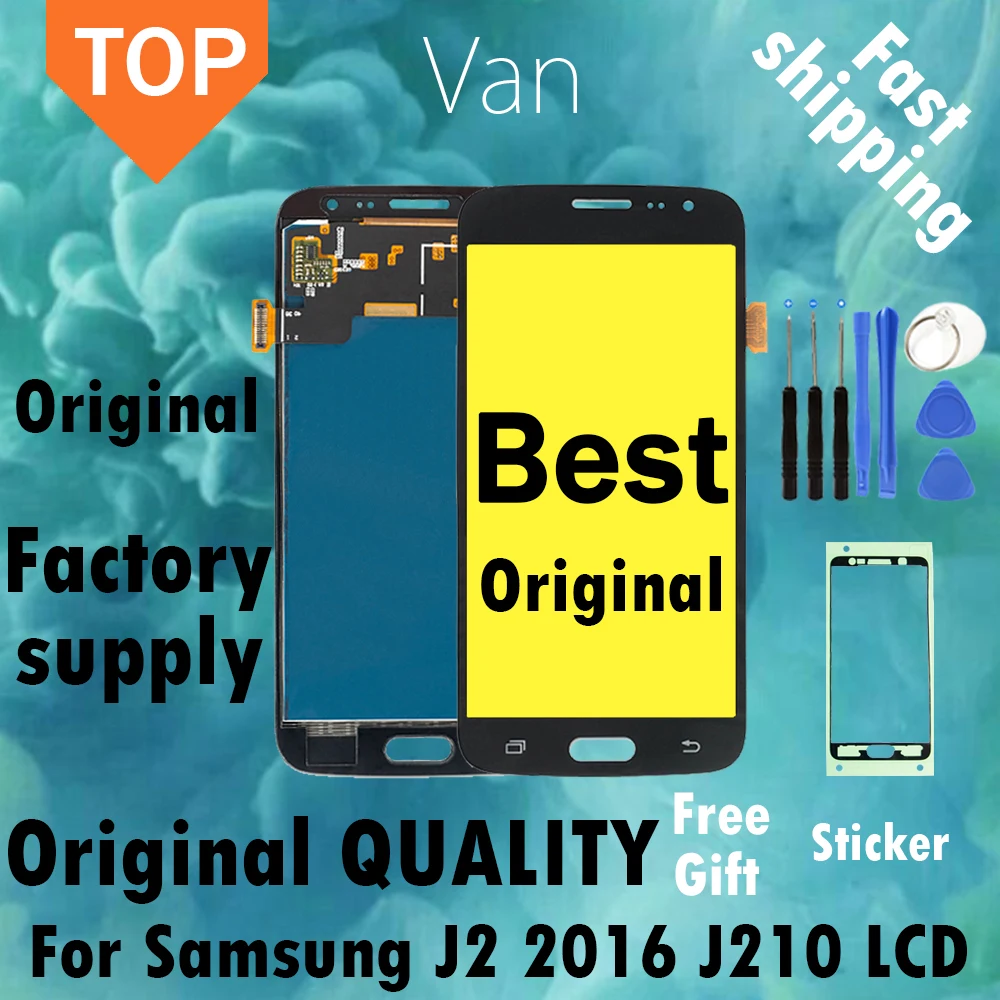 Оригинальный Для samsung J2 2016 J210 J210F J210Y J210M ЖК-дисплей Дисплей AAA Экран Touch планшета