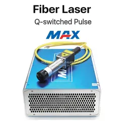 Макс 50 Вт Q-switched импульсный волоконный лазерный источник GQM 1064nm DIY или замена лазерная маркировочная машина