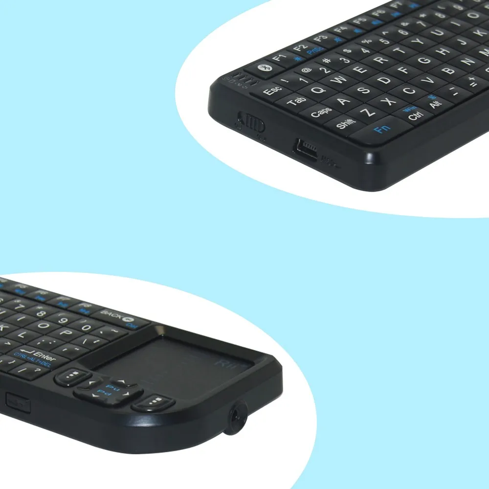 2017 New Original RII Mini Wireless Bluetooth Keyboard Laser Pointer