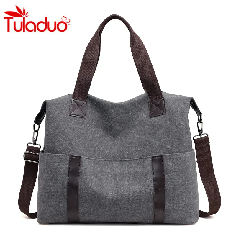 

large canvas women shoulder bags unisex travel bags portable women shoulder handbag travel bags package women messenger bag tote