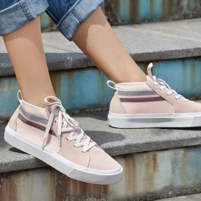 Skechers Женская повседневная обувь дышащая удобная на шнуровке Классическая для