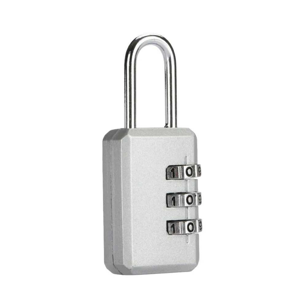 Mini 3 Digit Code Padlock Suitcase Password Lock Portable Combination Lock Resettable Security Code Number Lock Mini 3 Digit Code Padlock Suitcase Password Lock Portable Combination Lock Resettable Security Code Number Lock