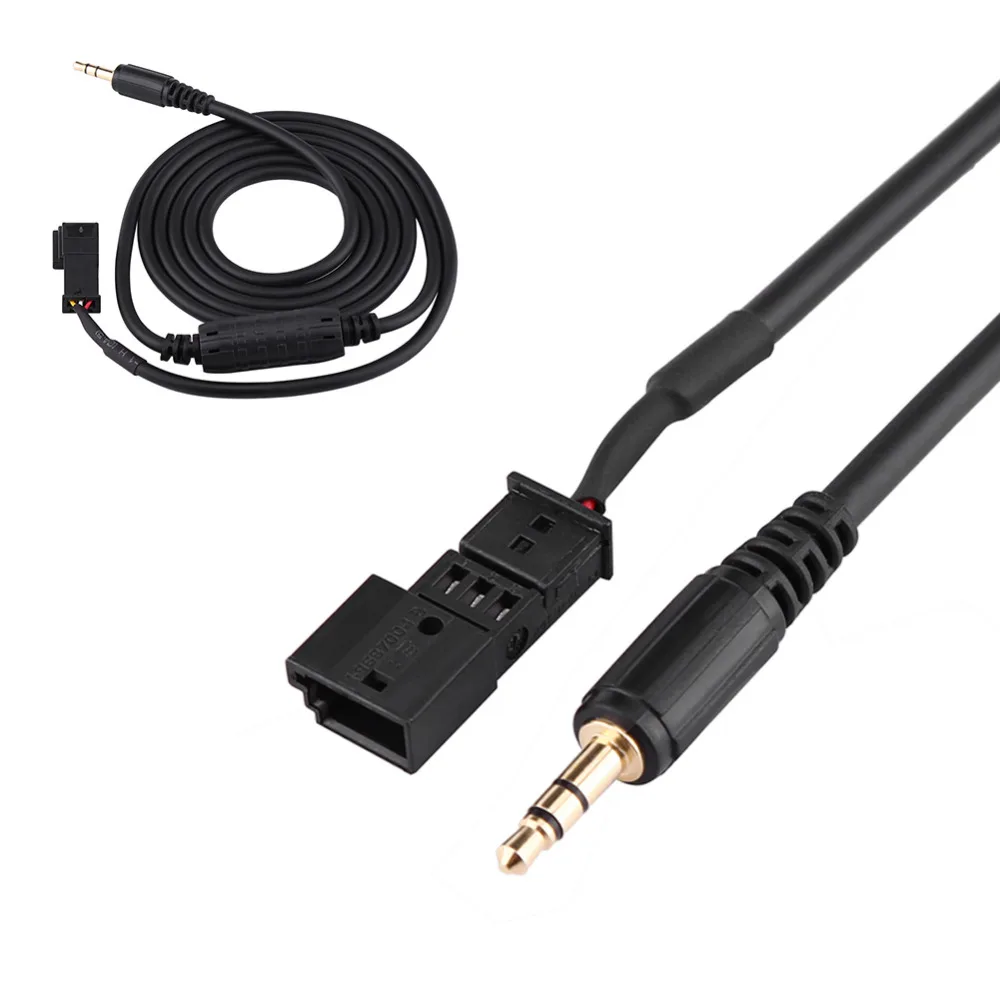 Car Auxiliary In Adapter Cable For iPhone Radio Navi CD MP3 For BMW