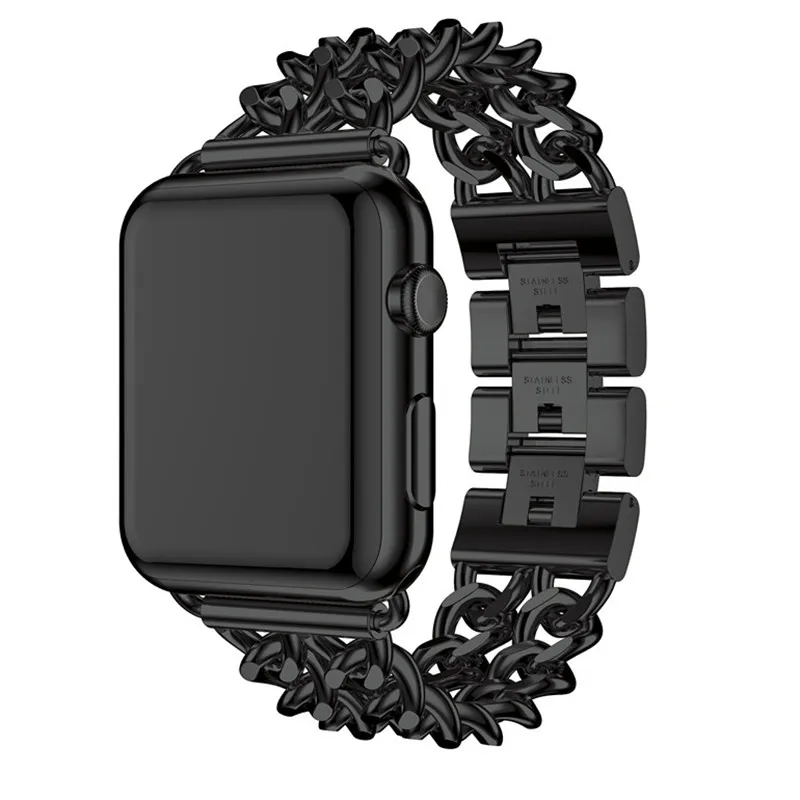 Чехол для Apple Watch 44 42 38 42 мм чехол ремешок для Iwatch серия 5 4 3 2 1 браслет из цинкового сплава ремешок для часов Изменяемая длина