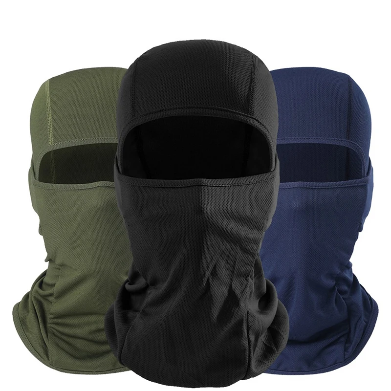 

Motorcycle Balaclava Full Face Mask Warmer Windproof Breathable Airsoft Paintball Cycling Ski Shield Anti-UV Men Sun Hats Helmet