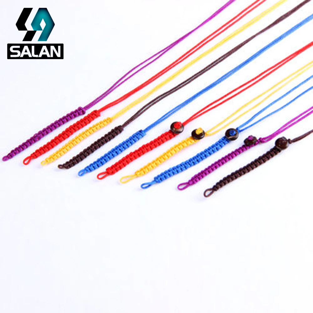 Diratakan coil DIY perhiasan bahan benang katun rumbai pakaian gantung telinga rumbai polyester bookmark rumbai tali cincin pendan