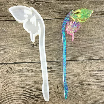 

hair bobby pin resin epoxy mould handcraft Silica gel mould tool jewelry findings--1pcs/lot