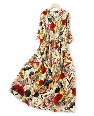 

New Silk Dress in Spring and Summer of 2019