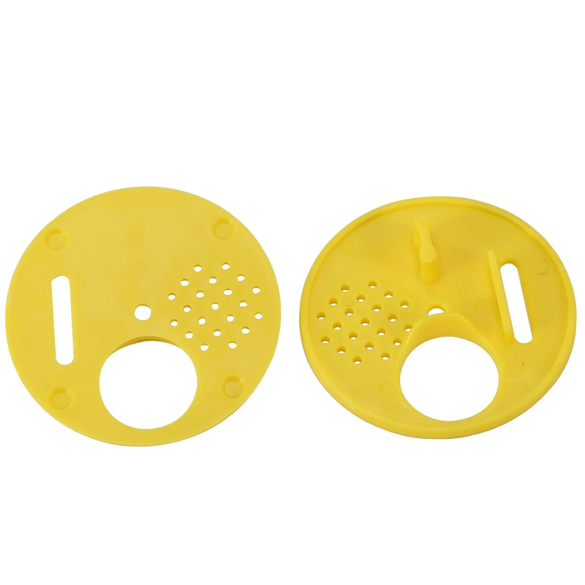 JX-LCLYL 12pcs New Yellow Beekeepers Bee Hive Nuc box Entrance Gates Beekeeping Equipment