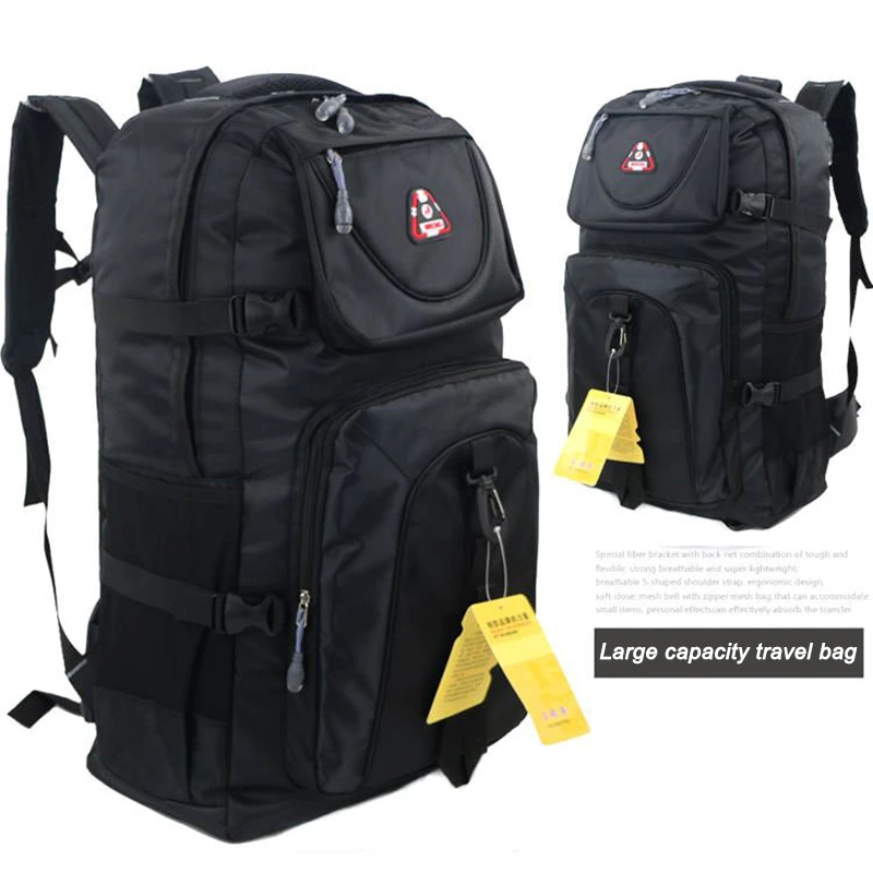 

60L Explosion Outdoor Backpack Multi-function Sports Backpack Large Capacity Tactical Package Hiking Camping Unisex Backpack