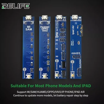 

RELIFE USB Digital Display Battery Activation Board Fast Harging Test Fixture For iPhone X XS MAX XR 4G 4S 5G 5SE 6 6S 6P 7 8 8P
