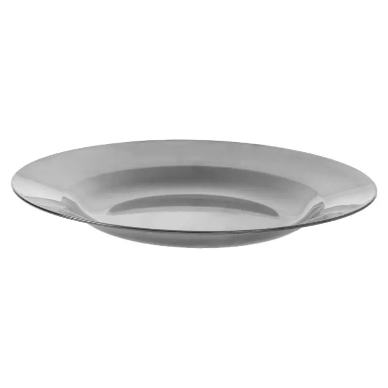 Круглая тарелка из нержавеющей стали, поднос для посуды, контейнер для еды, походная посуда для пикника 16-24 см