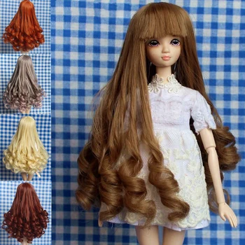 

1/12 Finished headgear Doll Wig BJD High-Temperature Material curls Wig Doll Accessories girl toys Does not contain dolls