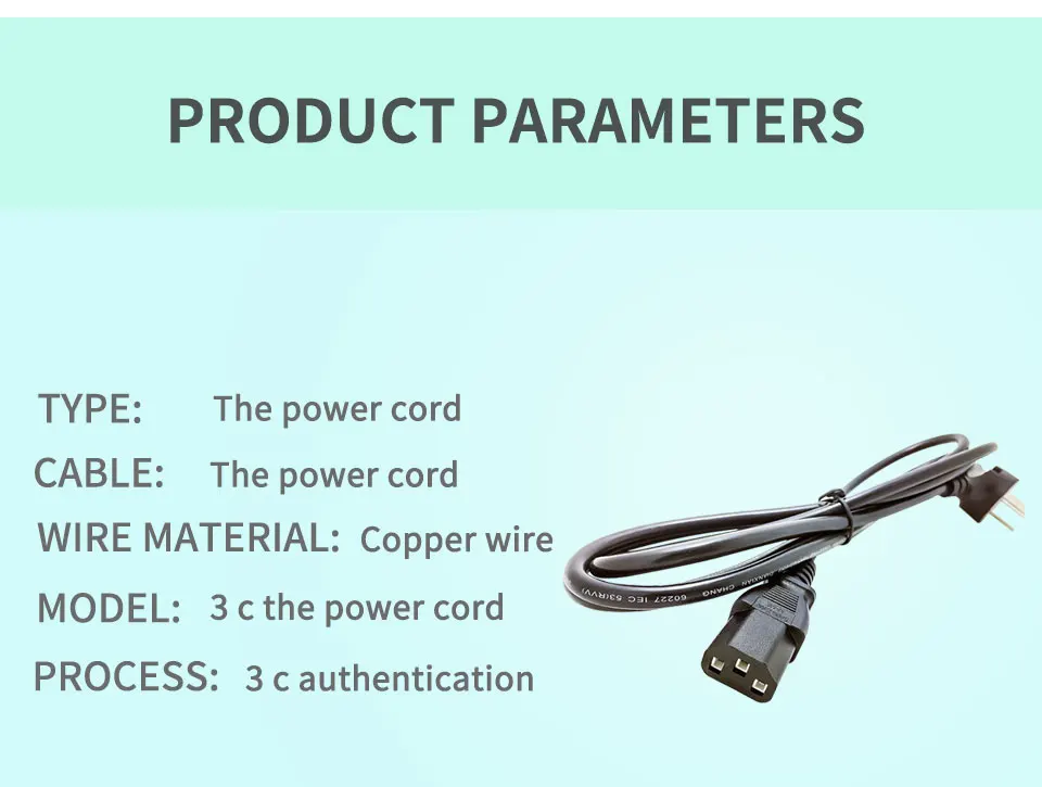  AU  Plug 3 Pin  Power Cable Cord Adapter Charger 10A 250V  Extension Power Supply Adapter Battery Charger For TV Computer (4)