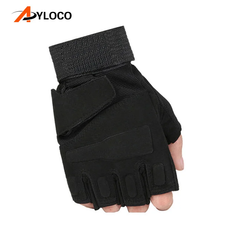

Military Tactical Gloves Men Fighting Half Finger Army Gloves Anti-slip Outdoor Sports Gloves Multifunction Hiking Gloves