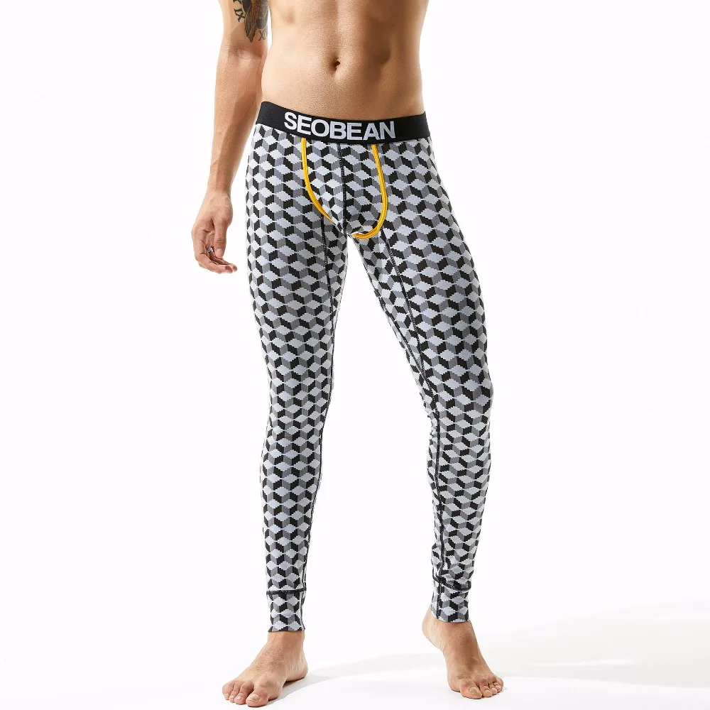 Термобелье мужское зимнее сексуальное с длинным рукавом|men thermal underwear|mens long johnslong