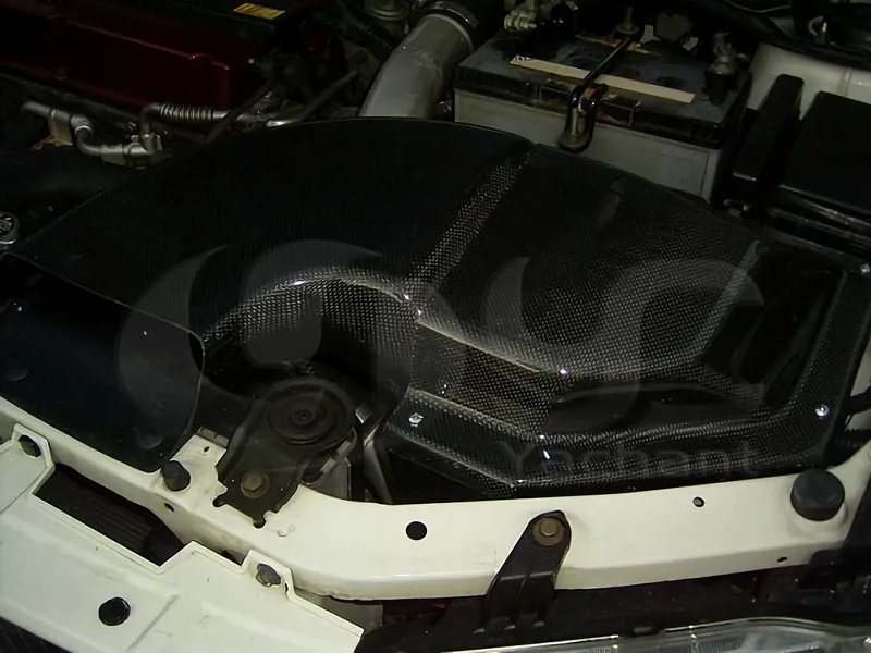 2001-2007 Mitsubishi Lancer CT9A Evolution 7 8 9 KAISAI Style Air Box CF (124)