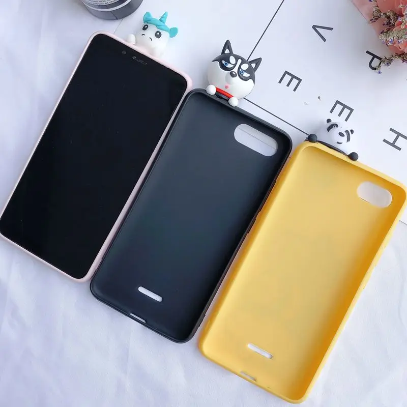 5A 6A 4X etui Xiaomi Redmi 6A 5A S2 4X Case Cover Kawaii 3D Bear Unicorn on for Xiaomi Redmi 5 Plus Note 4 4x 5a Prime Case Capa