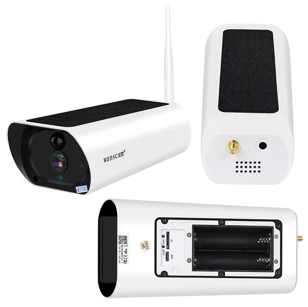 Wanscam HD1080P IP камера IP66 2MP Солнечная камера беспроводной Wifi видео дверной звонок Домофон домашняя камера видеонаблюдения 4X зум