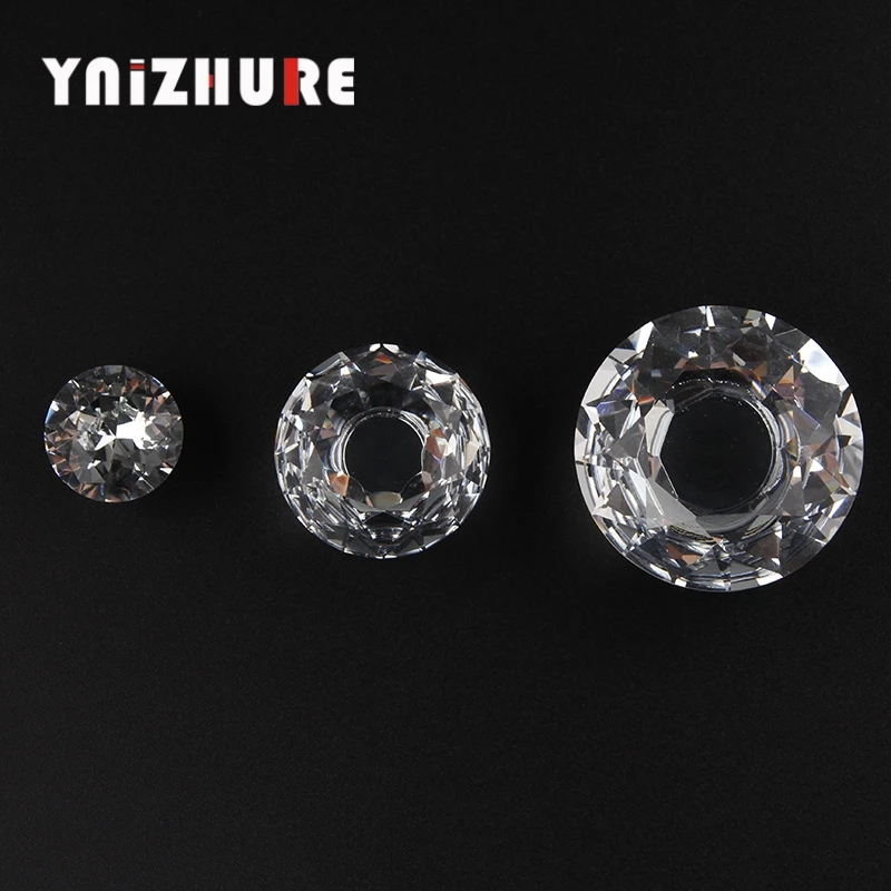 20-40 ملليمتر ynizhure الماس شكل تصميم كريستال زجاج دولاب درج سحب المطبخ خزانة باب خزانة مقابض الأجهزة