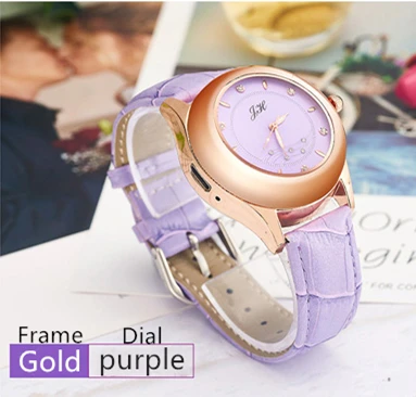 purple Женские часы, зажигалка, кварцевые часы, зарядка от USB, ветрозащитные, беспламенные, креативные, экологические, женский подарок, JH366, 1 шт - Цвет: purple