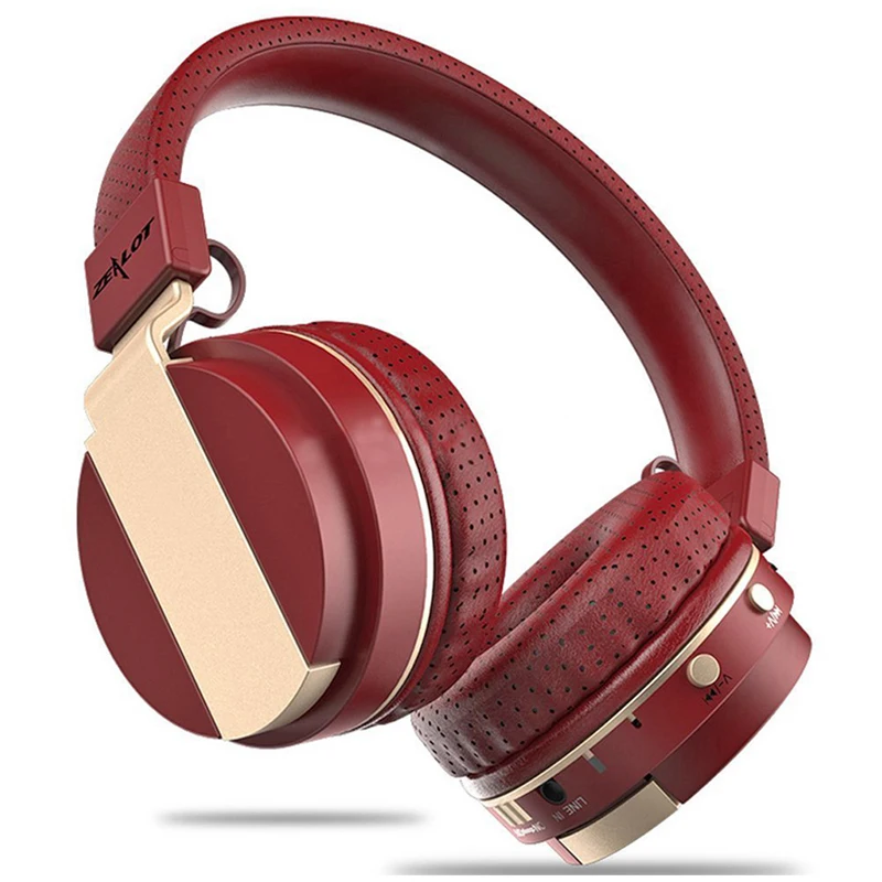ZEALOT B17 Беспроводные стереонаушники Bluetooth гарнитура TF карта с микрофоном|headphones