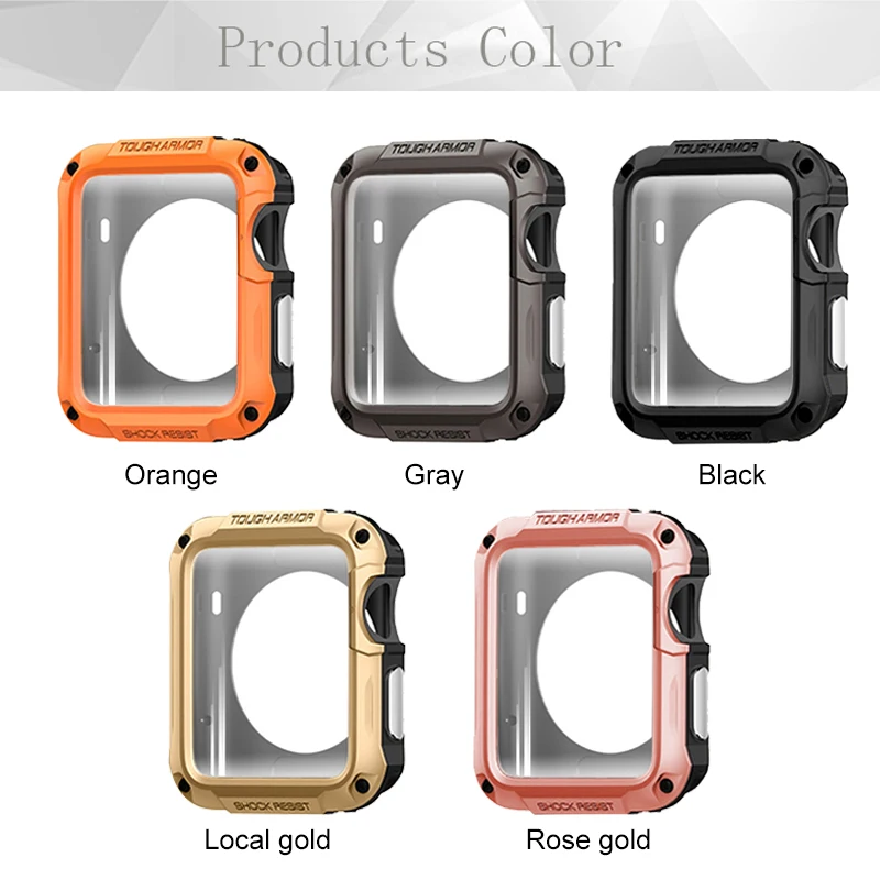 Защитная крышка SGP для Apple Watch 6 SE чехол 44 мм 40 42 38 PC iwatch 5 4 3 2 Аксессуары защиты от
