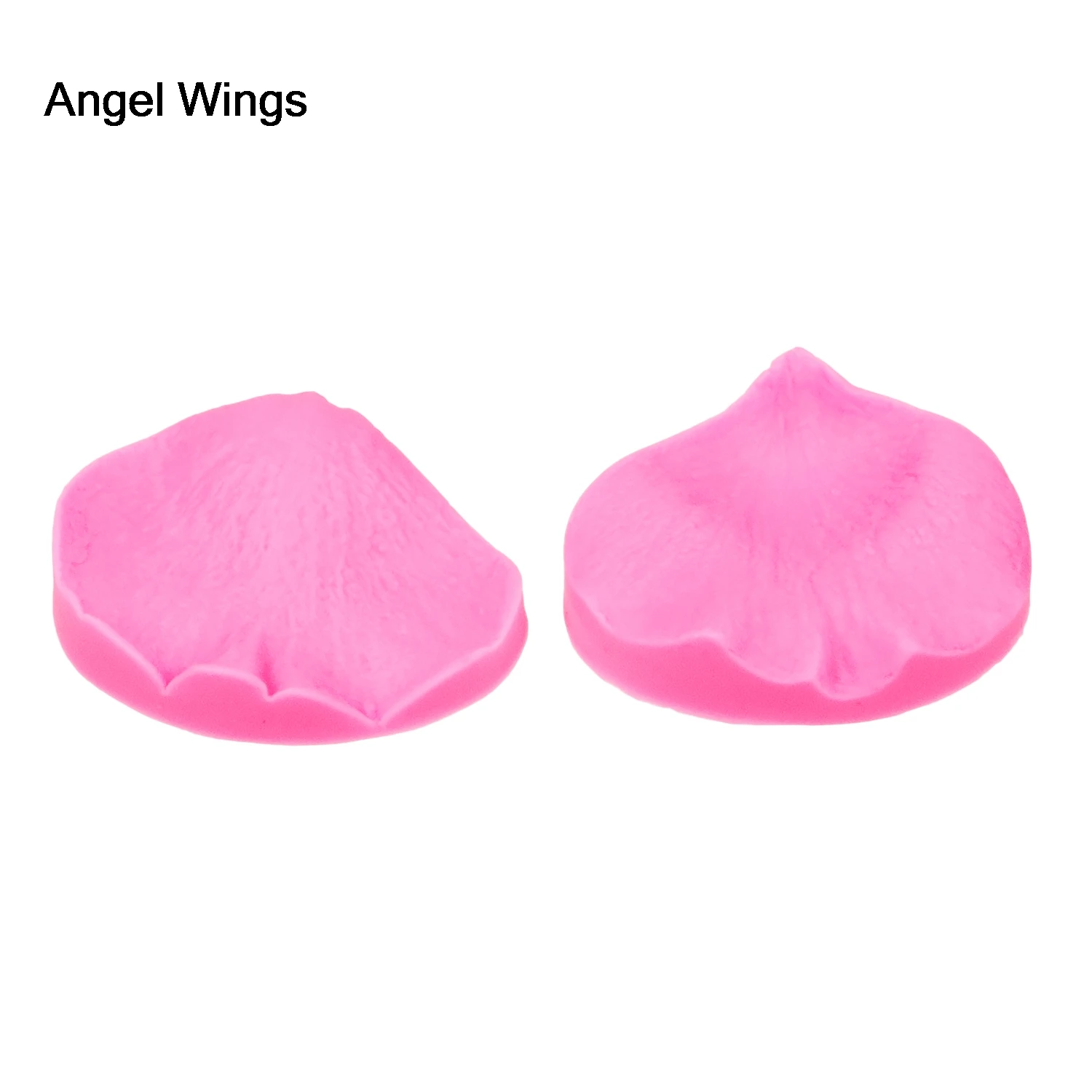 Angel Wings Food grade 3D силиконовая форма для помадки торта тиснение в виде лепестков розы