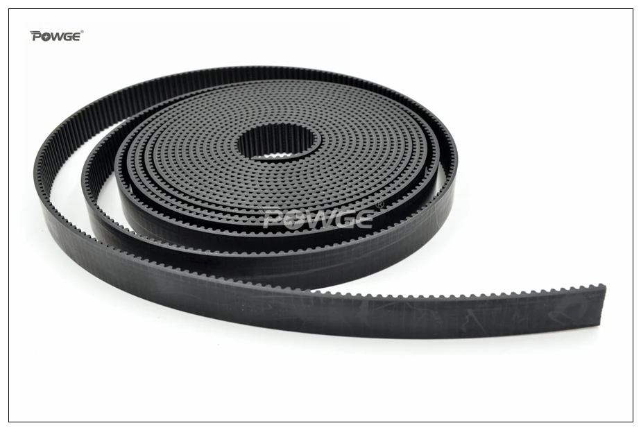 powge ceinture de synchronisation ouverte en largeur pour machine de découpe laser mètres