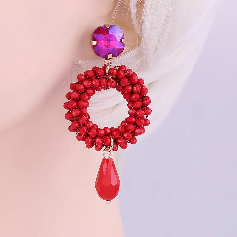 Earrings Red