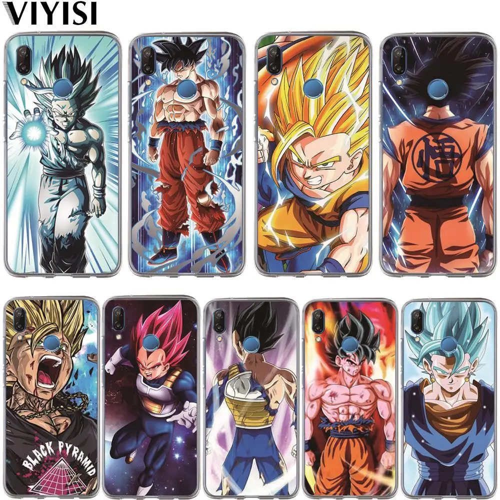 

Cartoon Dragon Ball Z Super DBZ Goku Luxury Case Coque For Huawei Nova 3i 2 Plus Y5 2017 Y6II Pro Y7 PSmart Etui Soft Silicone