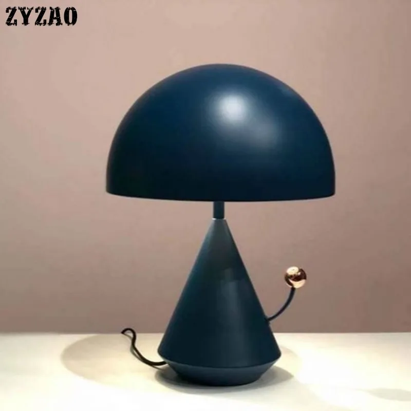 

Simple Personality Nordic Living Room Table Lamp Study Children's Room Office Bedroom Bedside Lamp Iron Art Deco Nightstand Lamp