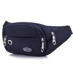 Высокое качество Мужская поясная сумка Оксфорд Fanny Pack кошелек женщины грудь сумки случайные молния талии пояс пакеты bolsas feminina