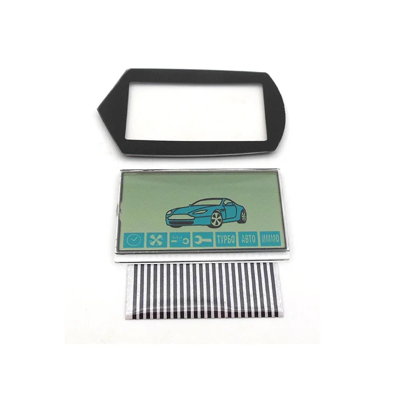 

2017 New A91 LCD display flexible cable + LCD keychain Glass for Starline A91 remote controller display with Zebra Stripes