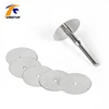 TUNGFULL Dremel Accessories 15pc 22mm Circular Saw Blades With 1pcs 3mm Shank Wood Cutter Dremel Accessory For Rotary Tools ► Photo 2/6