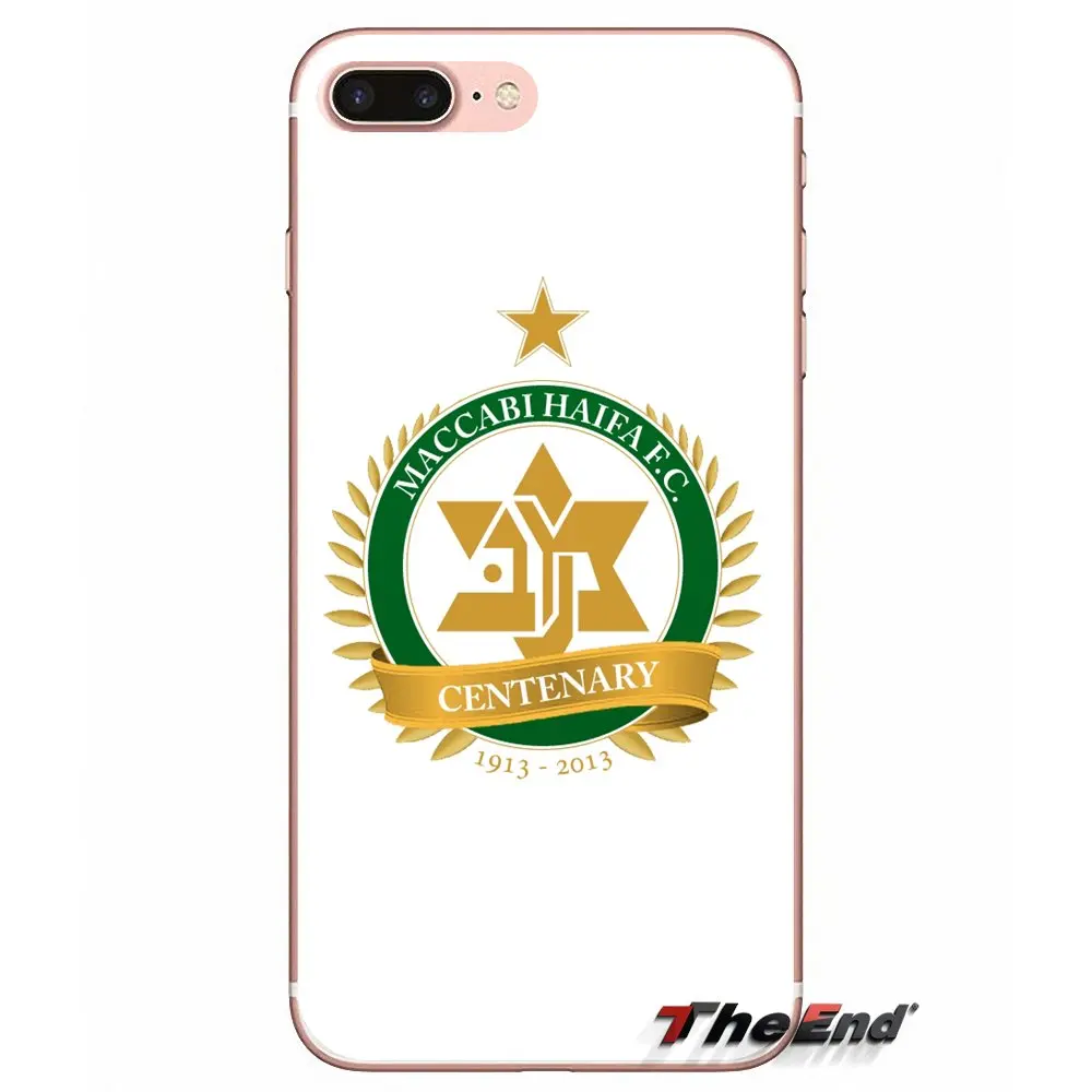 Израильский футбольный клуб Maccabi Haifa чехлы для Sony Xperia Z Z1 Z2 Z3 Z5 compact M2 M4 M5 E3 T3 XA Aqua LG G4