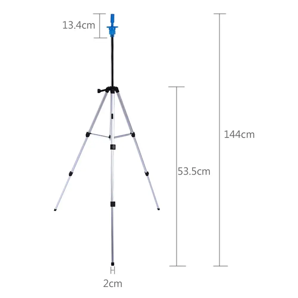 Регулируемая подставка для парика, тренога, подставка для волос, голова для парика, манекен, тренировочный держатель, парикмахерский зажим, держатель для волос, инструменты для салона