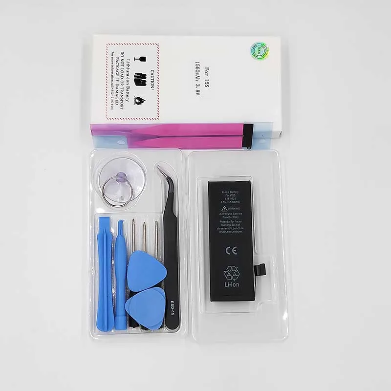Аккумулятор 1560 mAh литий ионная сменная батарея с набором инструментов для